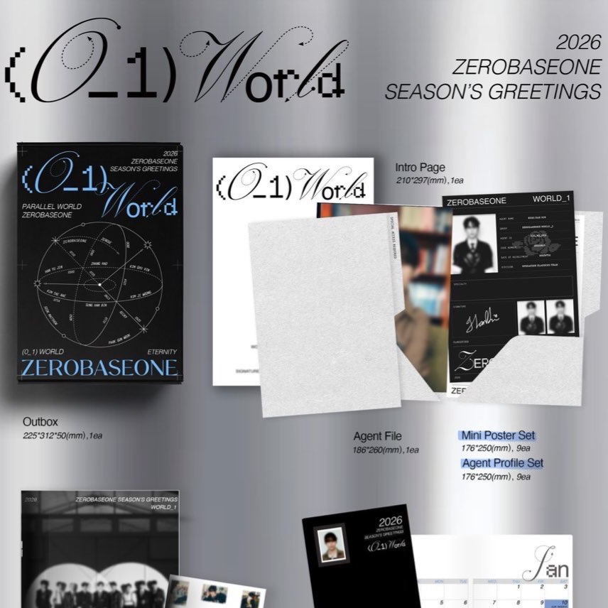 SGZEROBASEONE Seasons Greetings 2026 (0_1) World