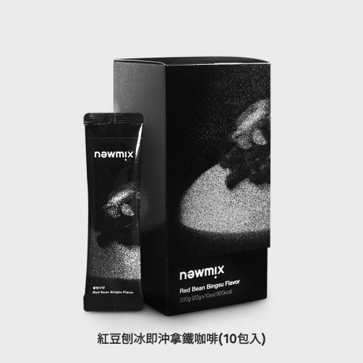 NEWMIX Coffee紅豆刨冰即沖拿鐵咖啡(10包入)