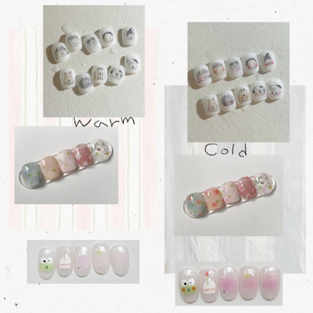 Artigel 可以根據冷熱變色的神奇指甲油