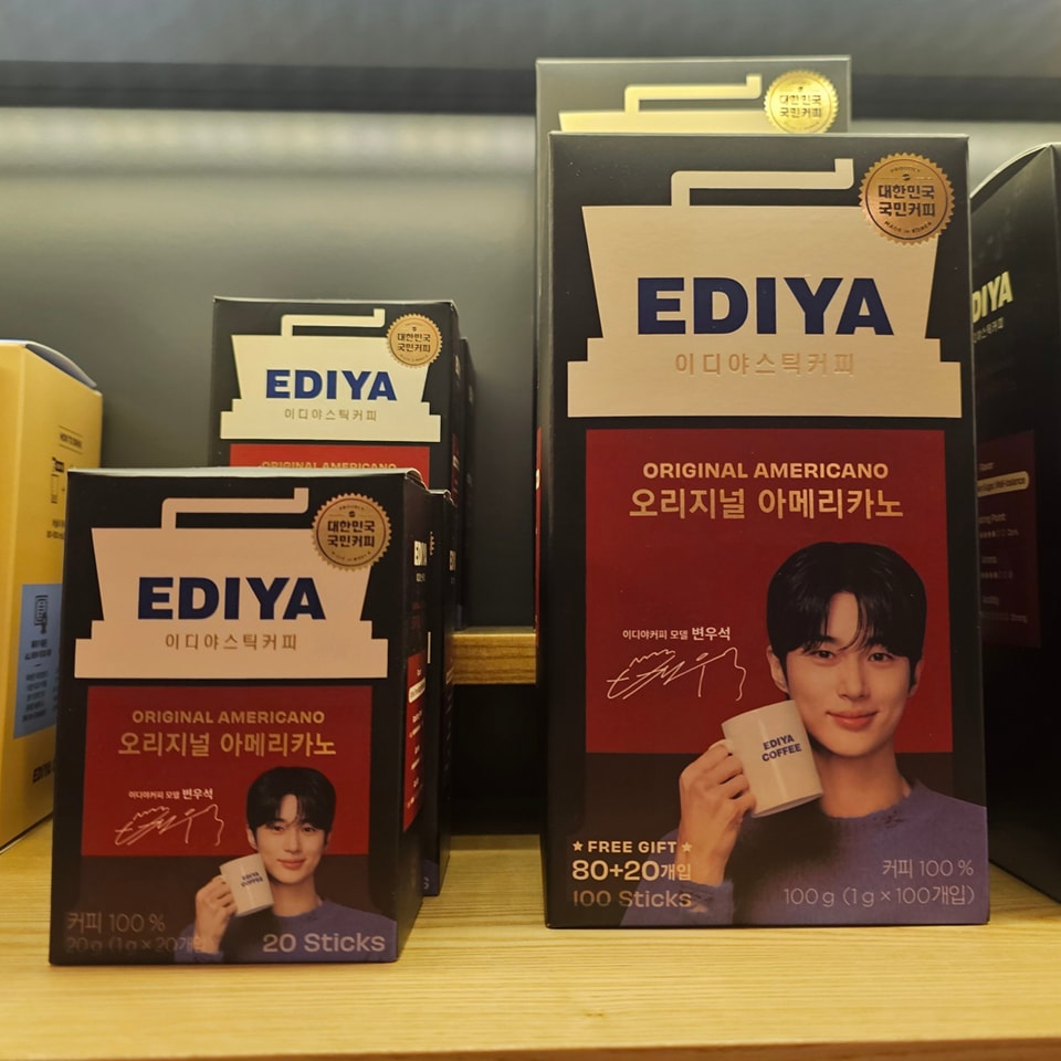 Ediya Coffee邊佑錫代言即沖咖啡