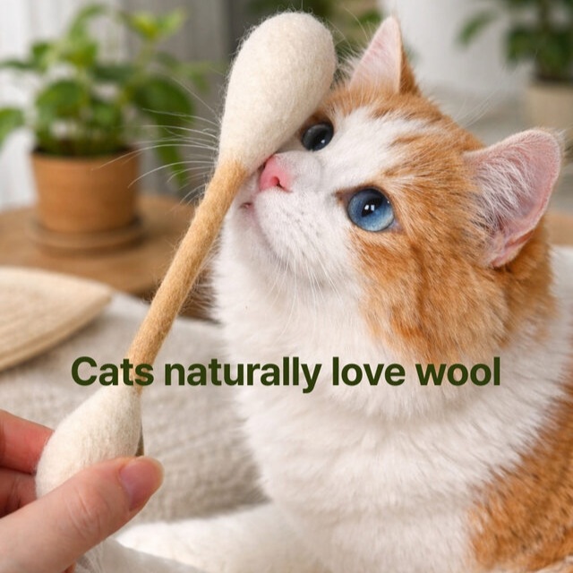 巨型羊毛貓薄荷棉棒