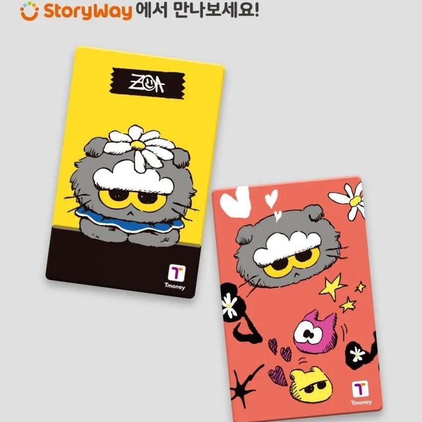 Zoa and Friends 韓國交通卡