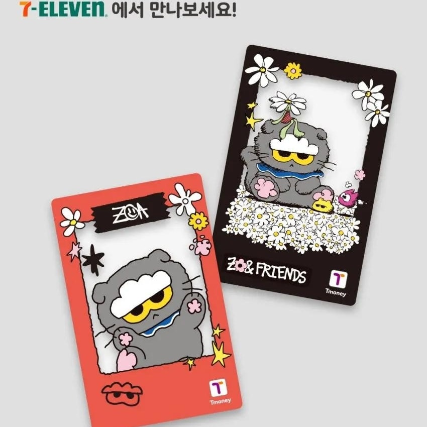 Zoa and Friends 韓國交通卡