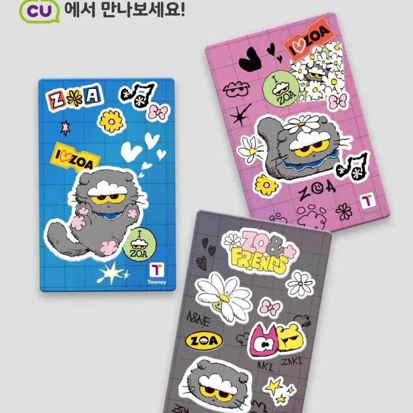 Zoa and Friends 韓國交通卡