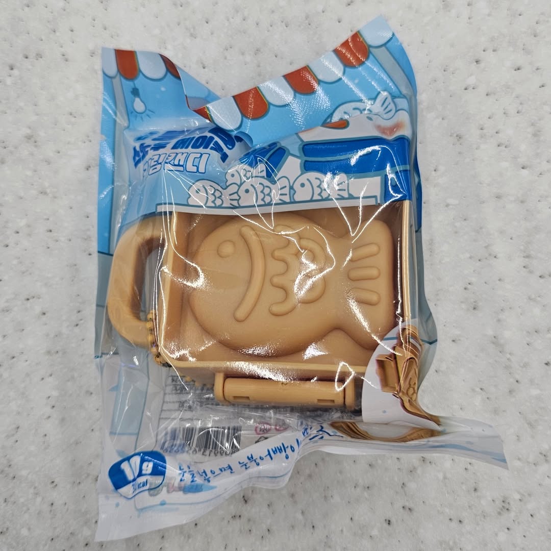 雪地小鴨造型/鯛魚燒雪球夾鑰匙扣