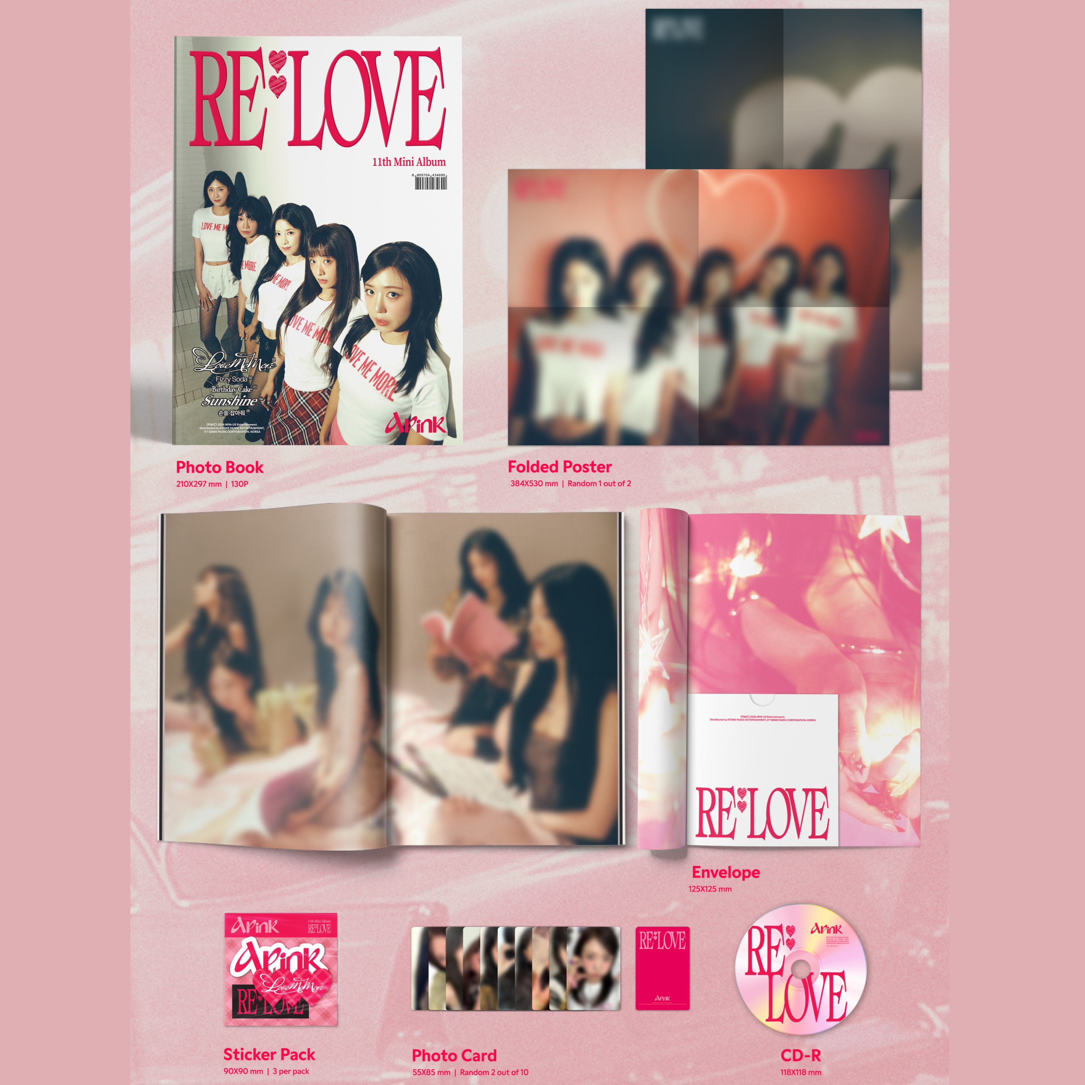 APINK RE : LOVE 連SOUNDWAVE/特典小卡