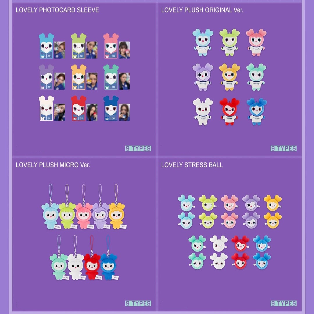 TWICE 《10VE UNIVERSE》官方周邊