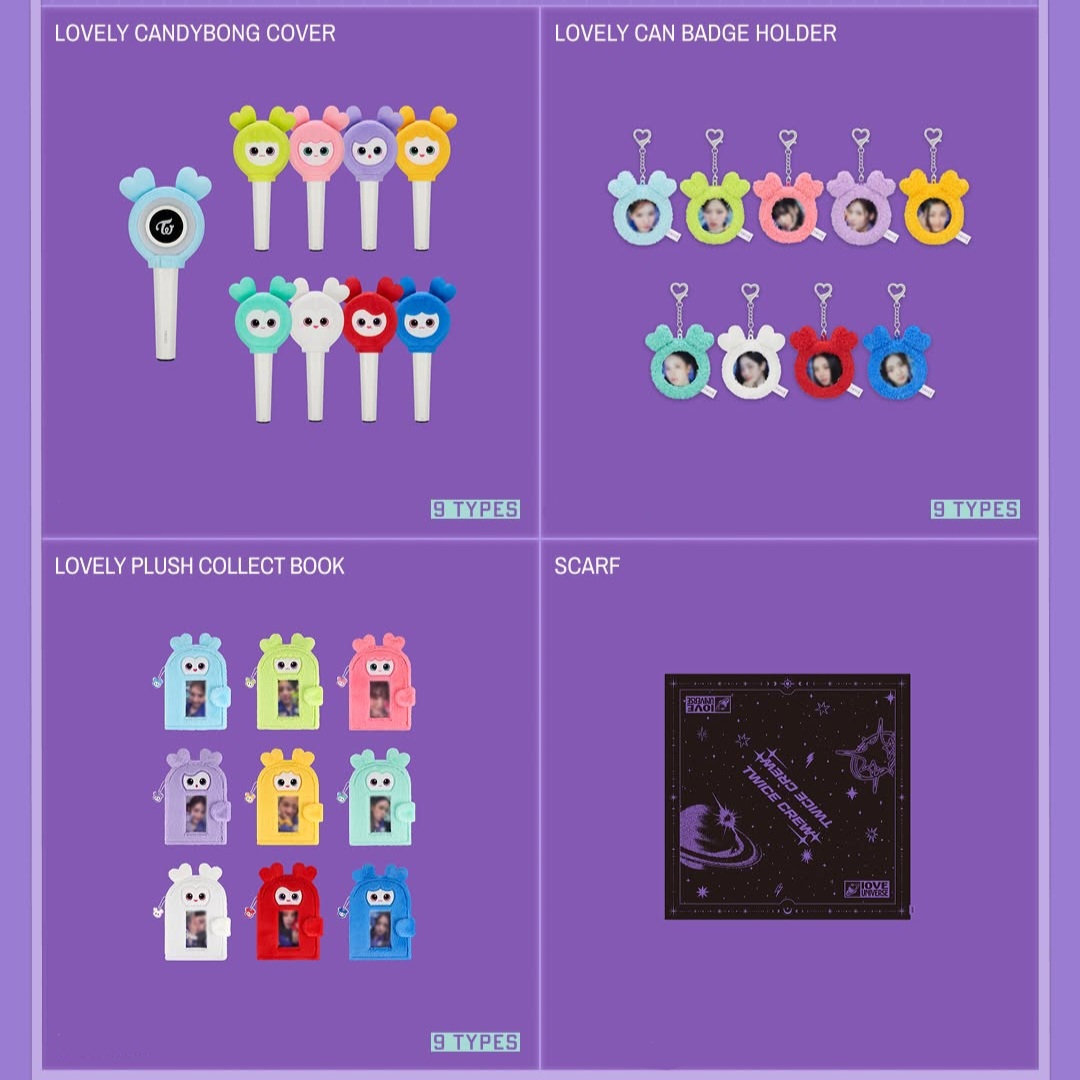TWICE 《10VE UNIVERSE》官方周邊