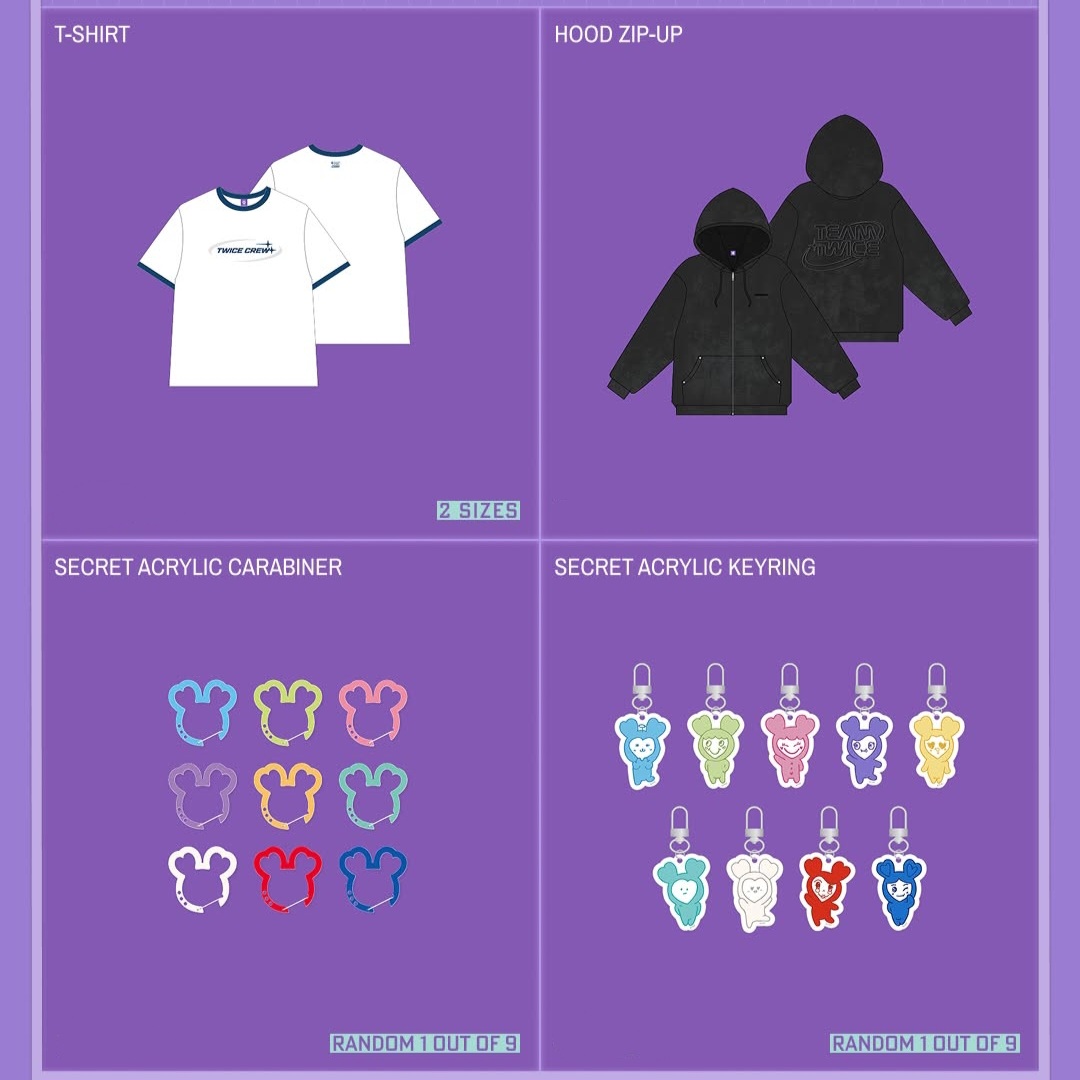 TWICE 《10VE UNIVERSE》官方周邊