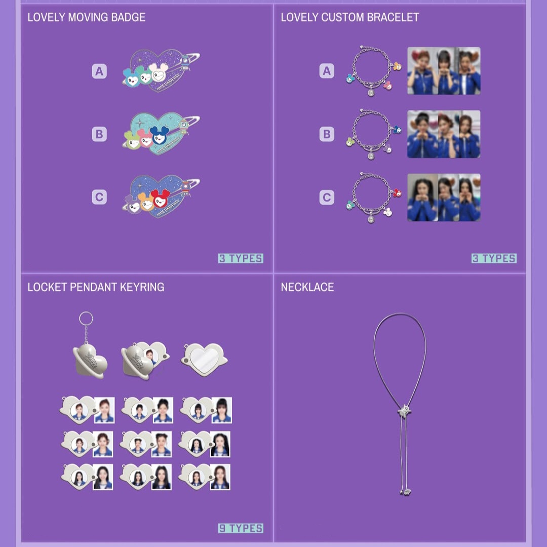 TWICE 《10VE UNIVERSE》官方周邊