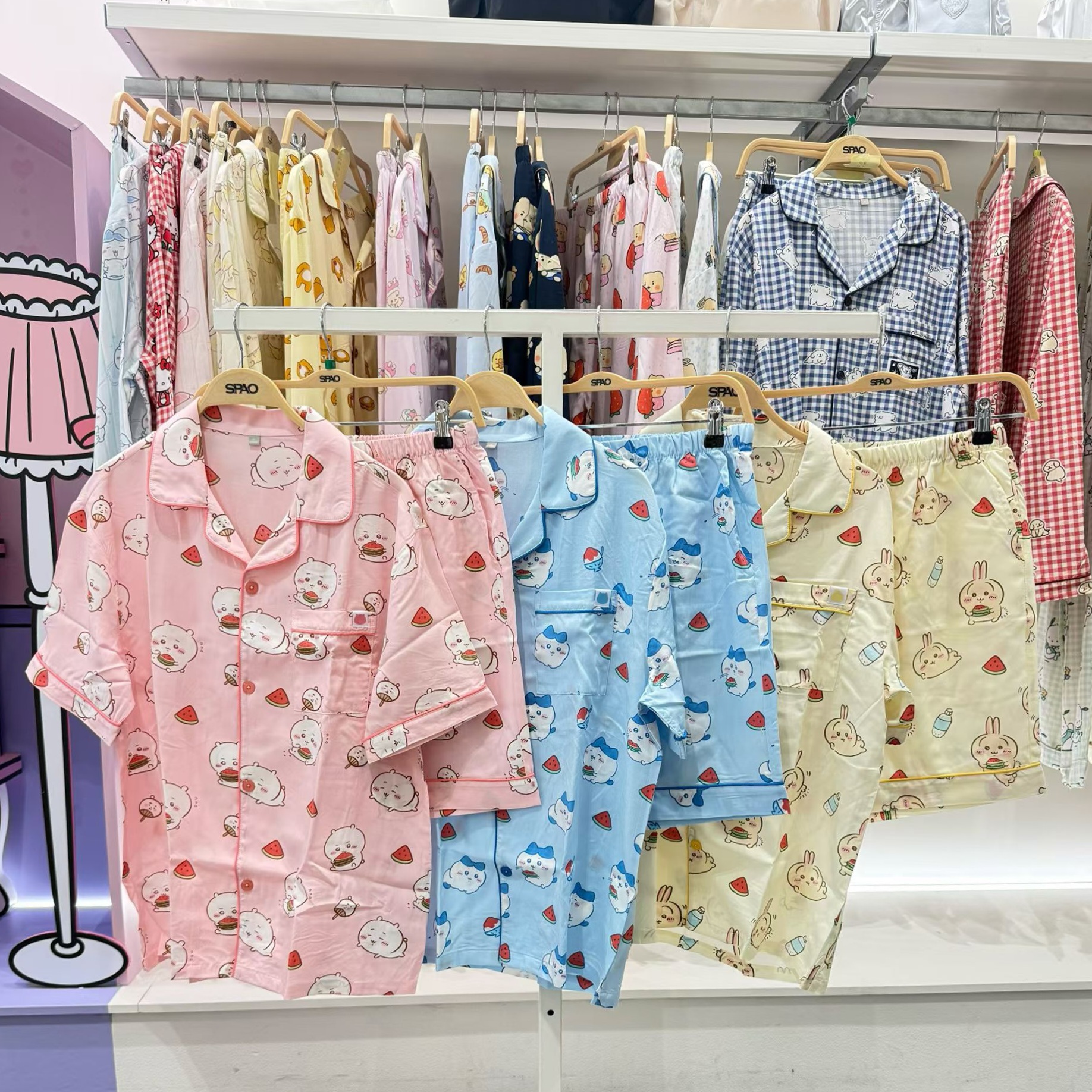 Chiikawa 吉伊卡哇SPAO × Chiikawa 吉伊卡哇夏日睡衣套裝