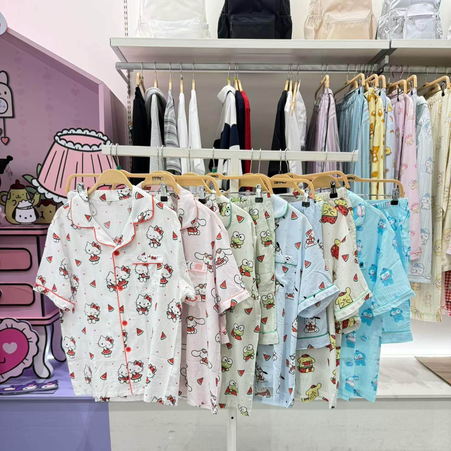 SanrioSPAO x 三麗鷗(Sanrio) - 短袖睡衣