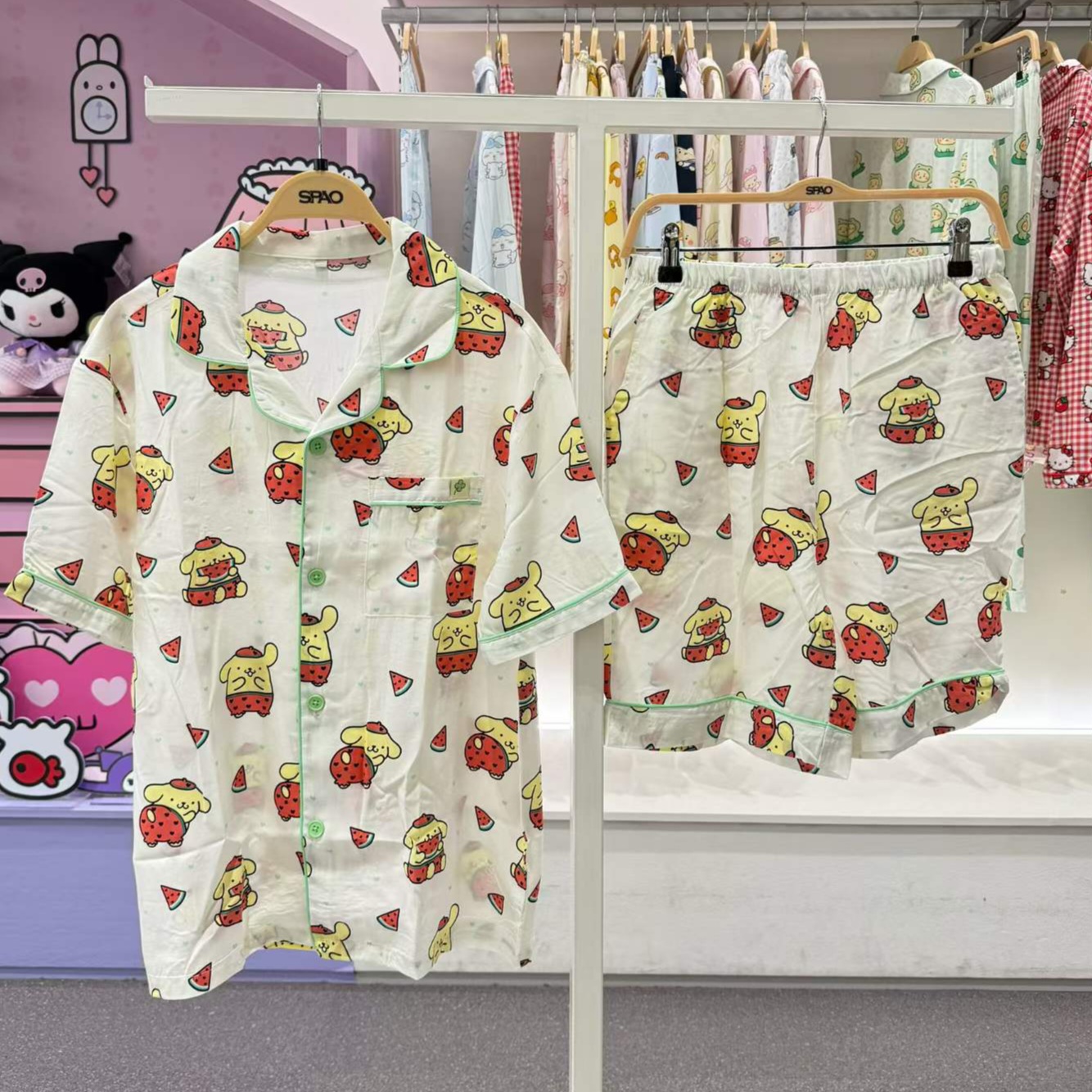 SPAO x 三麗鷗(Sanrio) - 短袖睡衣