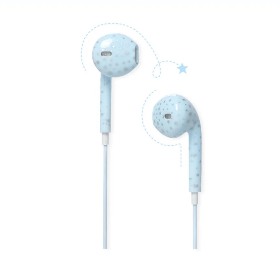 Almost Blue 粉色星星雪點耳機