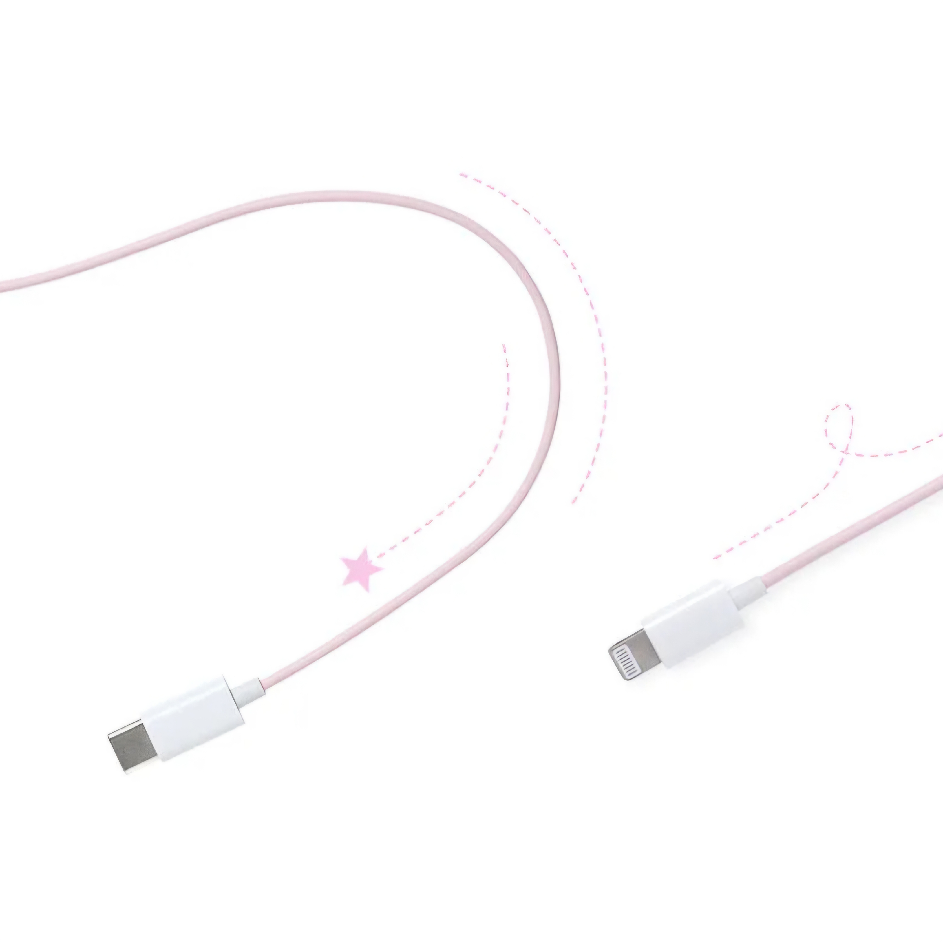 Almost Blue 粉色星星雪點耳機