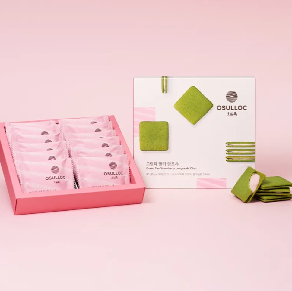 草莓綠茶夾心餅